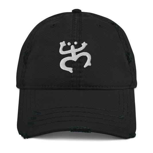 Mxitnn Taino Frog Distressed Cap