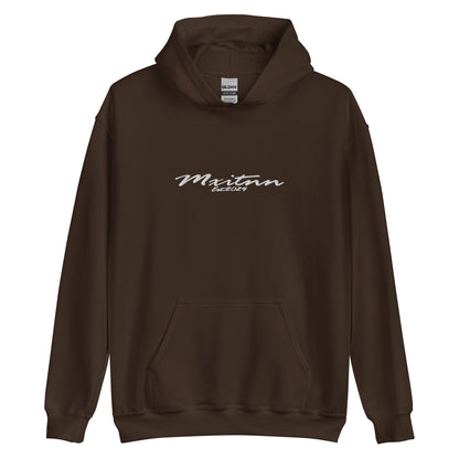 Mxitnn Script Hoodie Embroidery