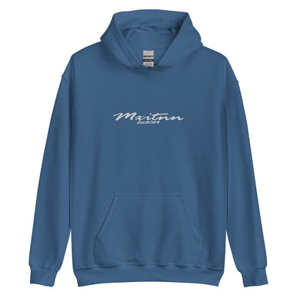 Mxitnn Script Hoodie Embroidery