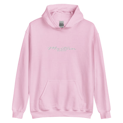 Mxitnn Script Hoodie Embroidery