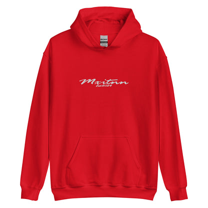 Mxitnn Script Hoodie Embroidery