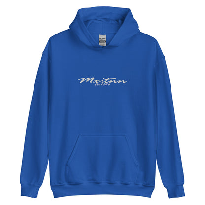 Mxitnn Script Hoodie Embroidery