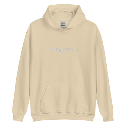 Mxitnn Script Hoodie Embroidery